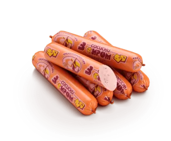 Sausages with cheese