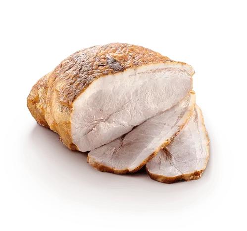 Homemade roasted pork