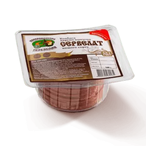 Ковбаса Сервелат (нарізка)