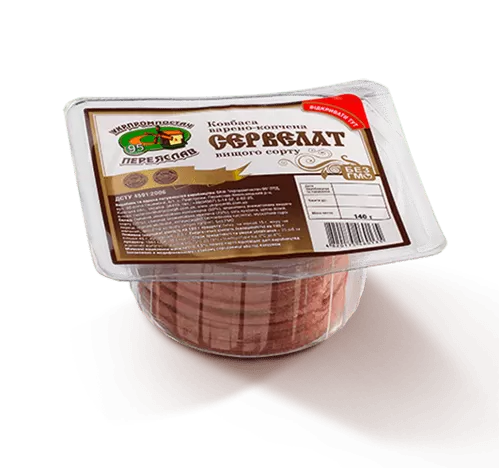 Колбаса сервелат (нарезка) Колбаса сервелат (нарезка)