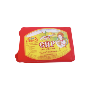 Сир напівтвердий "Чеддер" 45% жирності